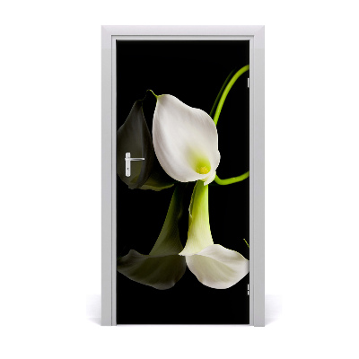 Self-adhesive door veneer White calla