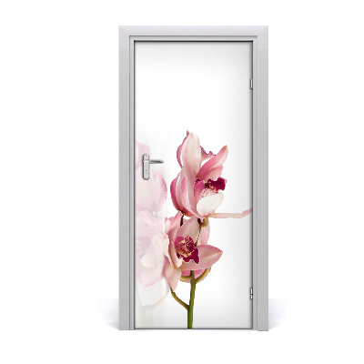 Self-adhesive door veneer Pink orchid