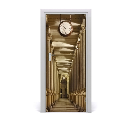 Self-adhesive door wallpaper Market colonnade