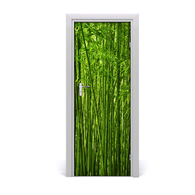 Self-adhesive door veneer Bamboo forest