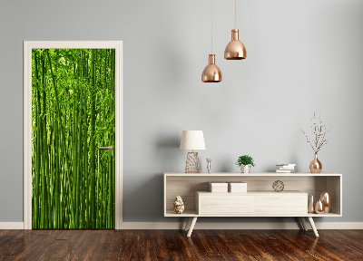 Self-adhesive door veneer Bamboo forest