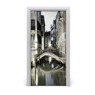 Self-adhesive door wallpaper Venice italy