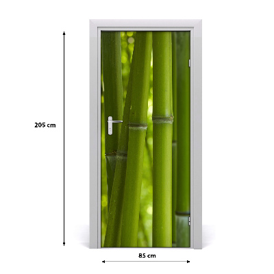 Self-adhesive door veneer Bamboo forest