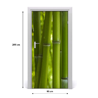 Self-adhesive door veneer Bamboo forest