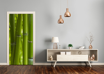 Self-adhesive door veneer Bamboo forest