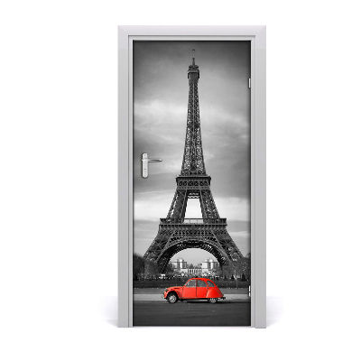 Self-adhesive door wallpaper Eiffel tower