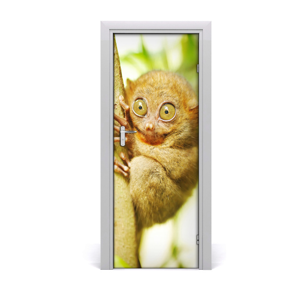 Self-adhesive door sticker Spooky warbler