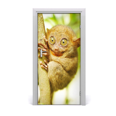 Self-adhesive door sticker Spooky warbler