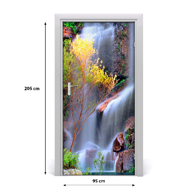 Door wallpaper Landscapes waterfall