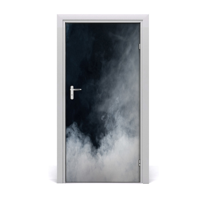 Door wallpaper Home white smoke