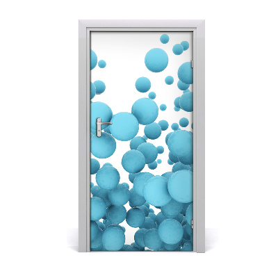 Self-adhesive door sticker Abstraction balls