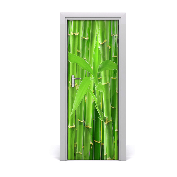 Self-adhesive door veneer Bamboo forest