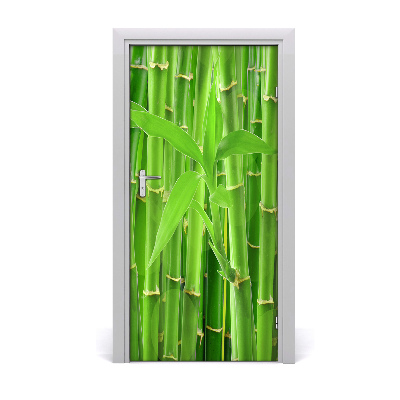 Self-adhesive door veneer Bamboo forest