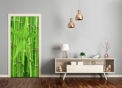 Self-adhesive door veneer Bamboo forest