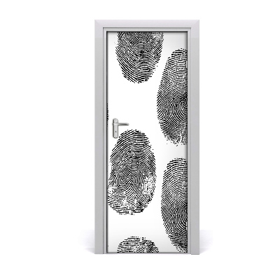 Door wallpaper Fingerprints