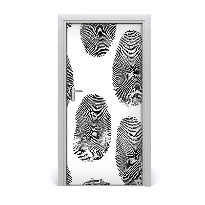 Door wallpaper Fingerprints