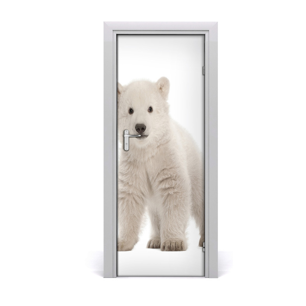 Self-adhesive door sticker Wall polar bear