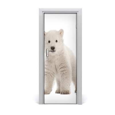 Self-adhesive door sticker Wall polar bear