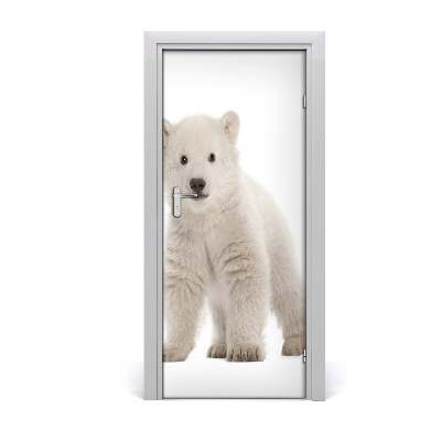 Self-adhesive door sticker Wall polar bear