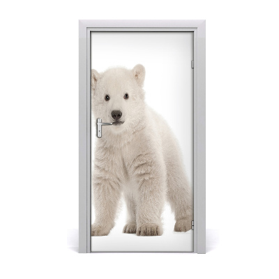 Self-adhesive door sticker Wall polar bear