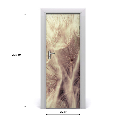 Self-adhesive door veneer Dandelion