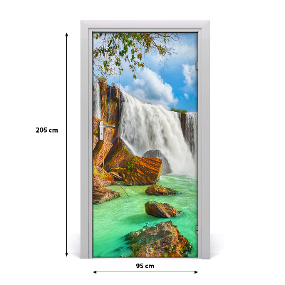 Door wallpaper Landscapes waterfall