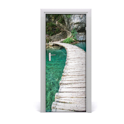 Door wallpaper Plitvice lakes