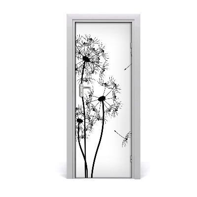 Self-adhesive door veneer Dandelions