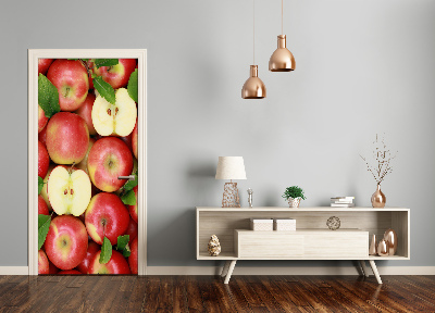 Self-adhesive door sticker Apples