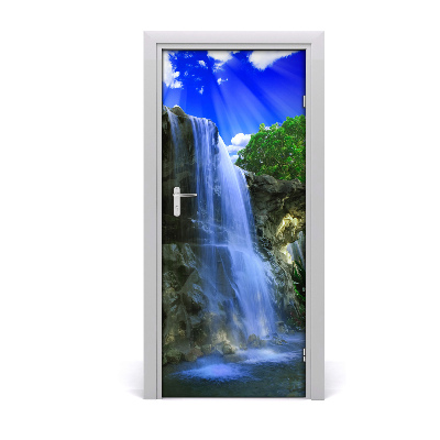 Door wallpaper Landscapes waterfall