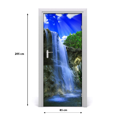 Door wallpaper Landscapes waterfall