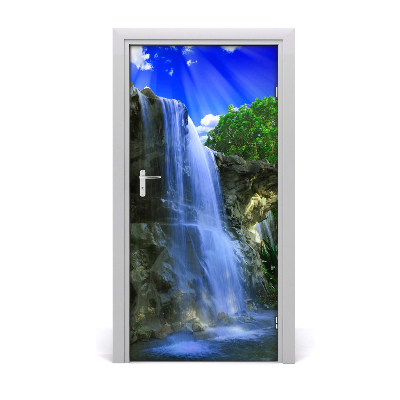 Door wallpaper Landscapes waterfall