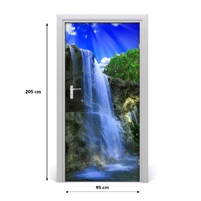 Door wallpaper Landscapes waterfall