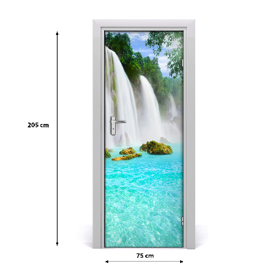 Door wallpaper Landscapes waterfall