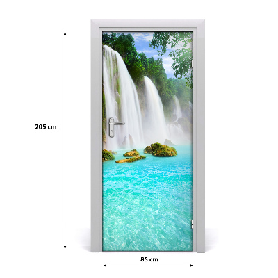 Door wallpaper Landscapes waterfall