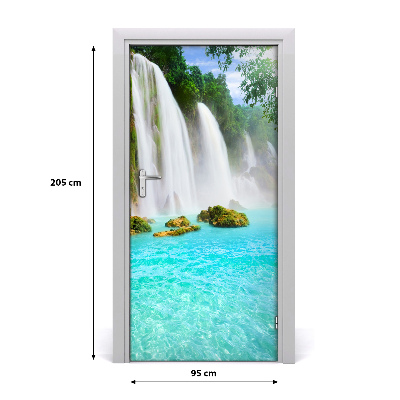 Door wallpaper Landscapes waterfall