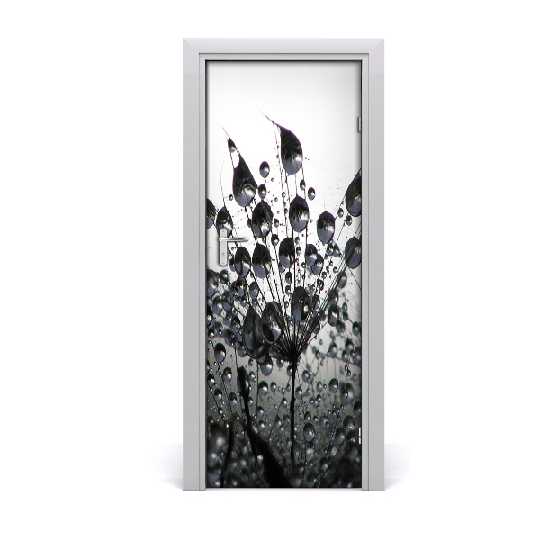 Self-adhesive door sticker Dandelion seeds