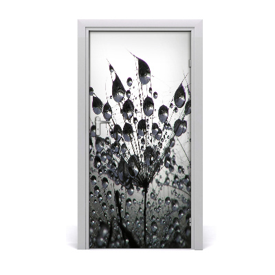 Self-adhesive door sticker Dandelion seeds