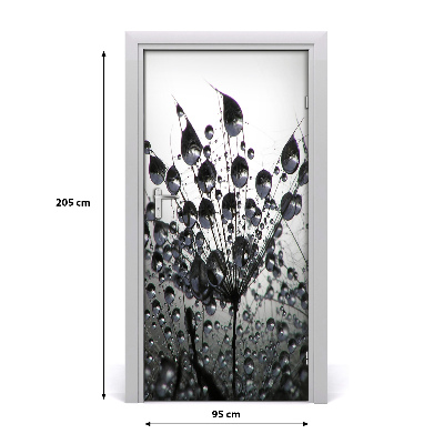 Self-adhesive door sticker Dandelion seeds