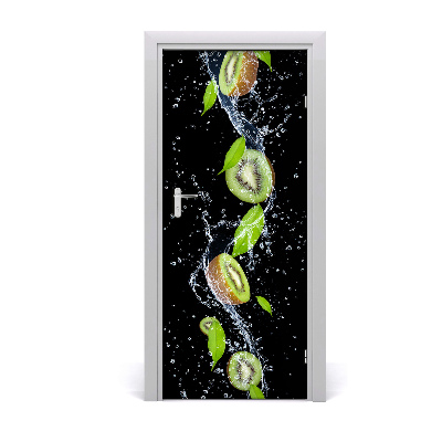 Self-adhesive door sticker Kiwi