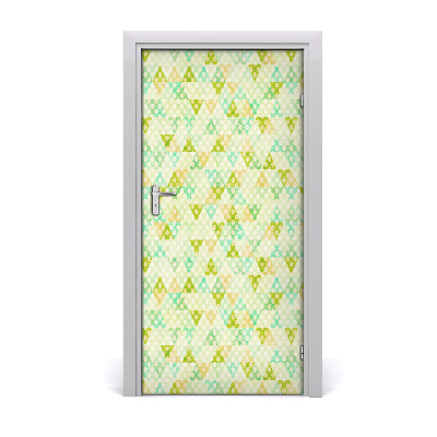 Door wallpaper Geometric background