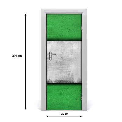 Self-adhesive door sticker Wall green wall