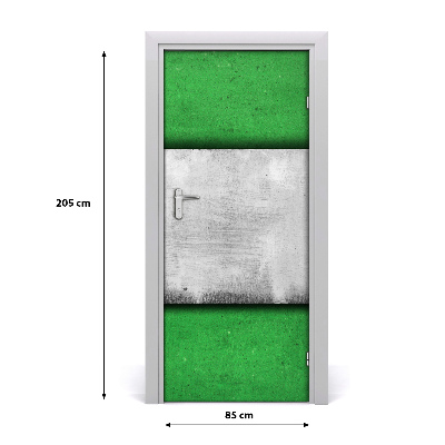 Self-adhesive door sticker Wall green wall