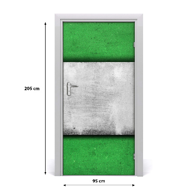 Self-adhesive door sticker Wall green wall