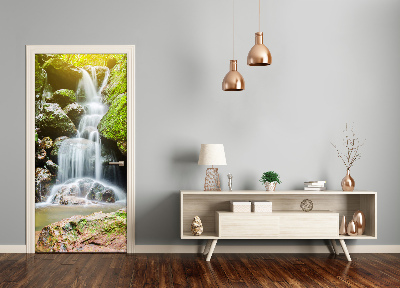 Self-adhesive door wallpaper Waterfall