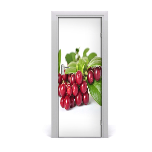 Self-adhesive door sticker Bilberry