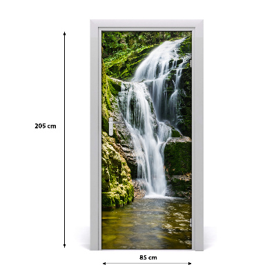 Door wallpaper Landscapes waterfall