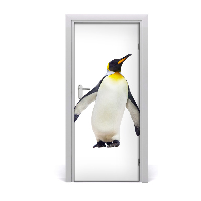 Self-adhesive door sticker Penguin wall