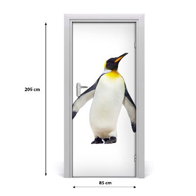 Self-adhesive door sticker Penguin wall