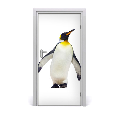 Self-adhesive door sticker Penguin wall